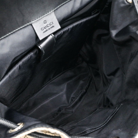 GUCCI Black Leather Backpack - Picture 12 of 16
